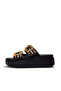 Women's Gen-FF Max Buckle Stripe-Webbing Two-Bar Slides