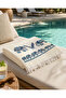 Large Size 100% Cotton Muslin Beach Towel – Patterned, Tasseled, Quick-Drying, Soft XL Peshtemal - 3