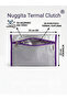 Thermal Insulated Waterproof Pilsa Beach Clutch - Gray (Purple Detail) - 2