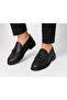 Men's Black Tasseled Loafer Shoes Classic Daily Comfortable Laceless Moccasins Casual