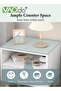 Nightstand with Drawer and Open Shelf, Modern Bedside Table with Solid Wood Legs,Nordic End Table, M - 3