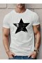 Men'S Summer T-Shirt With A Five-Pointed Star Design