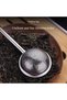 304 Stainless Steel Tea Infuser Ball, Retractable Press Tea Strainer, Reusable Tea Filter Spoon for Loose Leaf Tea, Portable Tea Ball for Cup Mug - 3