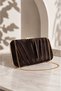 Pleated Evening Dress Bag Pleated Evening Dress Bag with Chain Handle/Handbag