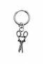 Unisex Silver Color Surgical Steel Dangle Scissors Figured Hoop Earrings 1 Piece - 2