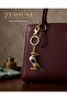 Trendy Bag Charm and Ornament Keychain with Colorful Enamel Parrot Bird Figure Premium - 4
