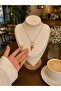 Steel Gold Pepper Charm Necklace – 45 cm - 2