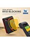 محفظة رجالية نحيفة مع مشبك نقود ومانع لسرقة البيانات RFID، محفظة أمامية صغيرة الحجم قابلة للطي - 3