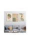 Canvas Prints Wall Art Set Of 3, Mid-Century Modern Wall Decor, Abstract Green Geometric Line Neutral Illustrations Framed Bohemian Artwork For Living Room Bedroom Walls Decoration, 16"X24" - 4
