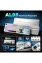 AL98 1800 Aluminum Wireless Mechanical Keyboard (White, Milk V2) | QMK/VIA, Smart LCD Display - 5