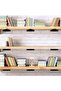4-Piece Trapezoid Corner Bracket Set - Cold Rolled Steel Shelf Support Brackets - 85 × 100 mm - Suitable for Tables, Beds and Furniture Connections - 2