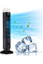 Silent Tower Fan - Bladeless Fan - Home Cooling - 34dB Noise Level - 35 x 12 cm - Black