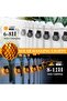 Hanging Solar Outdoor Lights - Flame Effect - Black - 12-Piece Set - 2