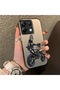 Poco X6 Compatible Motorcycle Rider Drawing with Helmet Printed Men's Style Phone Protective Case