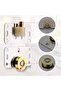 Two pairs of wardrobe door sliding rollers, sliding rollers, hardware accessories, suitable for wardrobes, closets and cabinets. - 3