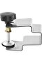 Four heavy-duty stainless steel drawer mount clips for cabinets and wardrobes – adjustable mount clips