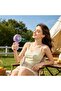 Portable mini handheld fan, three adjustable wind speeds, low noise, USB rechargeable, for indoor and outdoor use in home, office, and school. - 3