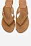 Vanessia Earth Suede Flip Flops Women's Mini Wedge Heeled Slippers - 2