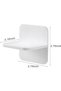 4 Packs Self-Adhesive Furniture Fasteners – Anti-kink, No Drilling/Screwing Required (Baby Safety) - 4