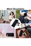 Makeup brush travel case with zipper in black - Storage case for makeup brushes with zipper - 3
