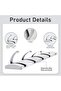 1-Piece Pack, Thickened Hooks, Wall-Mounted Coat Hooks, Foldable Clothes Hangers, Home Decor Storage Hooks, Hallway Coat Hooks, Aluminum Towel Hooks - 3