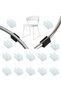 32-pack of chair leg pads, tubing end caps, floor protectors, furniture U-shaped plastic chair leg covers, chair leg cover silicone tubing clamps...