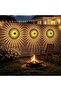 Solar - powered outdoor fence lights, 2 solar - powered metal deck step wall lights, waterproof garden lights, for patio/backyard pillar... - 4