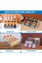 4-Tier Clear Acrylic Display Rack, Multilayer Steps Shelf Stand for Perfumes, Figurines, Cupcakes & Cosmetics - 4