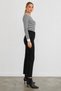 Julia Milano Boyfriend Women's Denim Trousers Daily Casual Wear Black Mom Comfort New Season Black Jean (2026) - 2