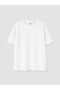 Vizyon New Season White Crew Neck Girls' T-Shirt