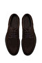 Men's Brown Lace-Up Suede Leather Casual Shoes Wm680041Ds - 4