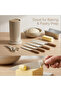 6-Piece Kitchen Knife Set with Holder & Scissors, Ultra-Sharp Chef Knives for Meat & Vegetable Prep, Ergonomic Handle Cooking Cutlery for Home Kitchens, Chefs & Daily Cooks - 5