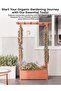 1PCS Wooden Climbing Planter Bed Orange - Fashionable, Simple, Comfortable, Practical, and Wooden - 6