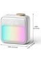 Wake-up Light Sunrise Simulation RGB Ambiance Dual Clocks Dimmable Bedside Lamp Night Light Memory Function - 3