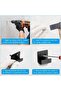 4 hooks hooks clips steel Stainless Wall Black Tile brackets 6-piece brackets mount Wall Picture frame Photo hooks Mirror screws Wall decoration - 4
