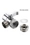 Three-way Kitchen sink faucet diverter - zinc alloy diverter valve Conn - faucet adapter (zinc alloy version) for toilets - 2