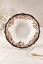 Porcelain Velour Brown Fulya Bowl 26cm Single