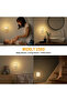 Three LED nightlights, battery powered, white, with motion sensor, for use in stairwells, bedrooms, and hallways. - 4