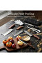 8-Piece Kitchen Knife Set with Storage Bag, Gloves & Sharpener, Ultra-Sharp Chef Knives for Meat Deboning & Vegetable Prep, Ergonomic Handle Cutlery for Home Kitchens & Chefs - 5