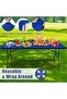 Stretch rectangular tablecloths, 2 - pack, 6 - foot stretch tablecloths, for picnics, outdoor activities, and parties. Machine washable, stretch... - 2