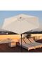 3-meter, 6-rib parasol canopy replacements; universal parasol fabric replacement; for gardens, patios, courtyards, beaches, and swimming pools... - 3