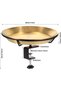 Bird feeder with stand, bird bath and feeding dish, suitable for balconies, gardens and terraces, weatherproof and sturdy, suitable for wild birds. - 4