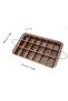 Brownie Pan Dividers,Non-stick Baking Pan,18 Pre-sliced Carbon Steel Handles,Oven Bread,Square Mold Tray for Cakes,Cookies,Muffins,30.48 x 5.08 cm - 3
