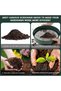 4-in-1 Round Garden Sieve, 30cm, With 4 interchangeable sieves and a garden shovel, Stainless Steel - 3