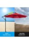 Parasol Replacement Canopy - Patio Umbrella Cover - Outdoor Shelter - UV Protective Waterproof - 3m 8 Ribs - Stripes B - 2
