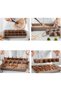 Brownie Pan Dividers,Non-stick Baking Pan,18 Pre-sliced Carbon Steel Handles,Oven Bread,Square Mold Tray for Cakes,Cookies,Muffins,30.48 x 5.08 cm - 4