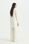 Chiffon Combed Cotton Tunic - Ecru - 4