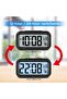 Digital LED Alarm Clock with Room Temperature Display & Night Light, battery-powered desktop clock. - 6
