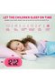 Travel Alarm Clock with Snooze & Night Light - Easy Set Bedtime Clock for Kids - Sound - Battery Powered - Pink - 4