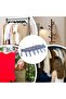 Foldable sock dryers - sock rack | hanging clothes rack | foldable clothes rack | windproof swivel hook sock rack clothes rack | sock rack - 4